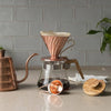 Hario Copper Coffee Dripper High Thermal Conductivity Delicious - - Bridge Coffee Roasters Ltd