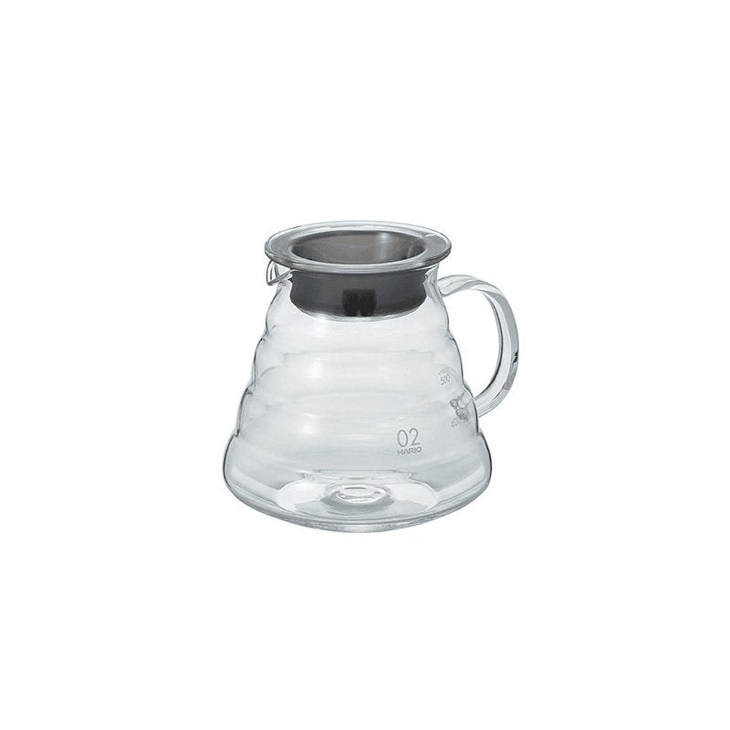 Hario Bloom Glass Range Coffee Server Clear ml - - Bridge Coffee Roasters Ltd